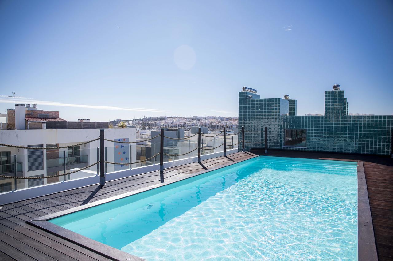 B04 - Luxury 2 Bed W Terrace Pool Lejlighed Lagos Eksteriør billede